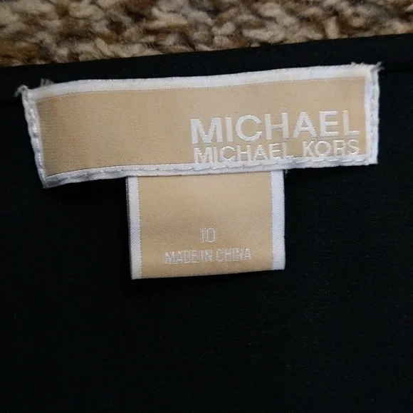 Michael Kors Black Mini (Beach) Dress Size 10 - Picture 3 of 4